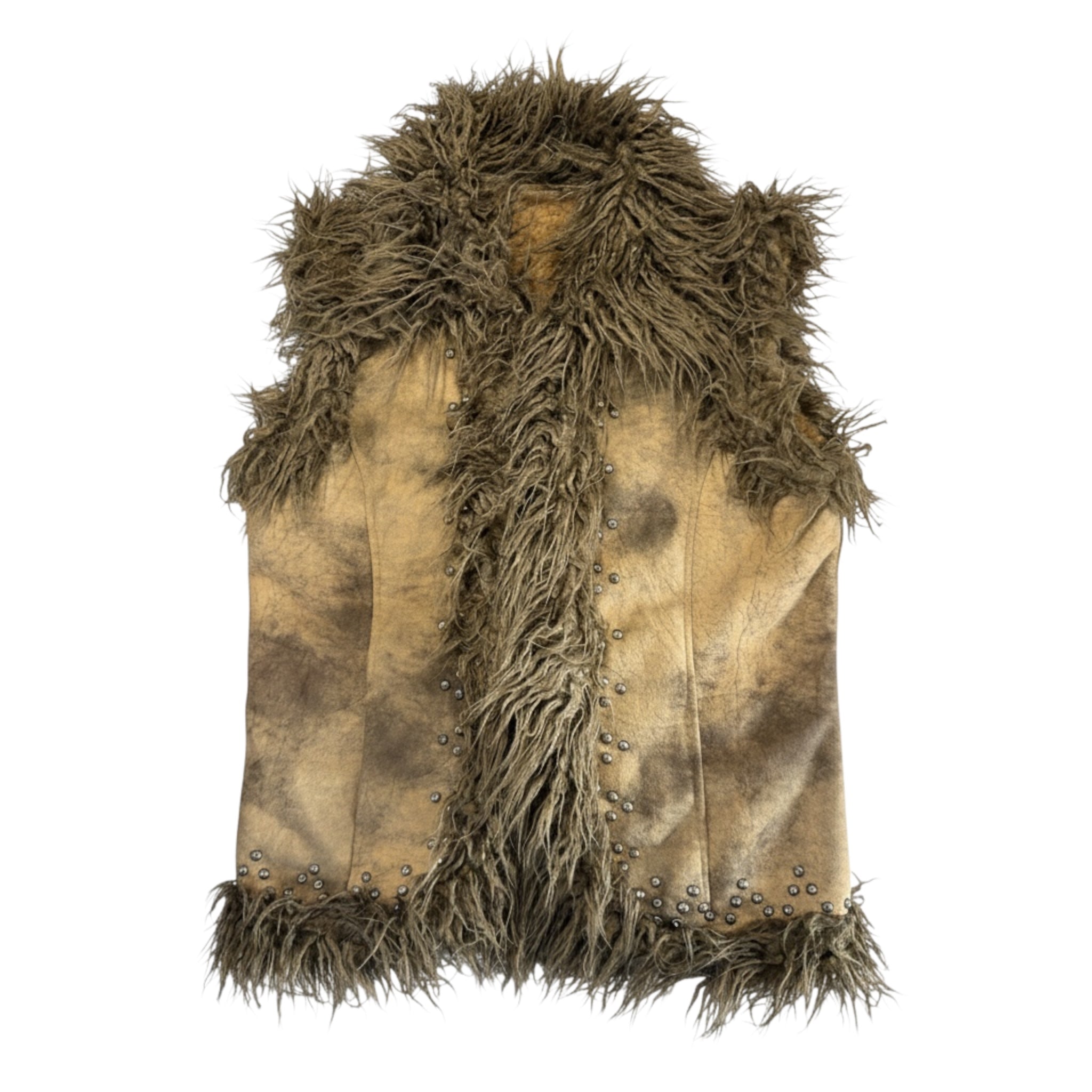 Montanaco - Kamizelka futrzana - jak nowa