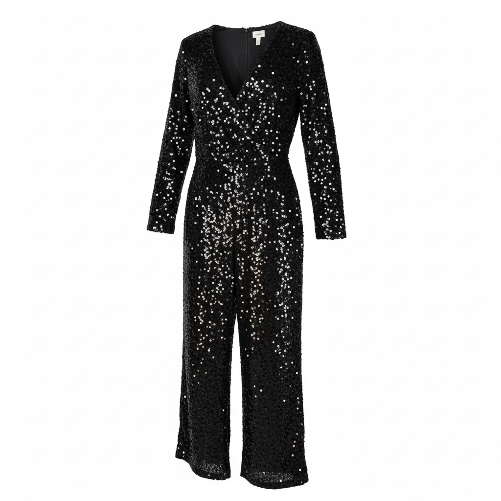 H&M cekinowy kombinezon XS