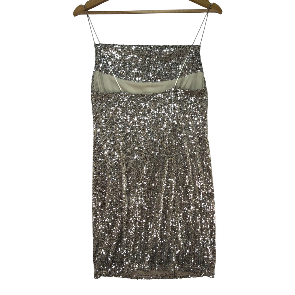 TOPSHOP sequin mini dress 34