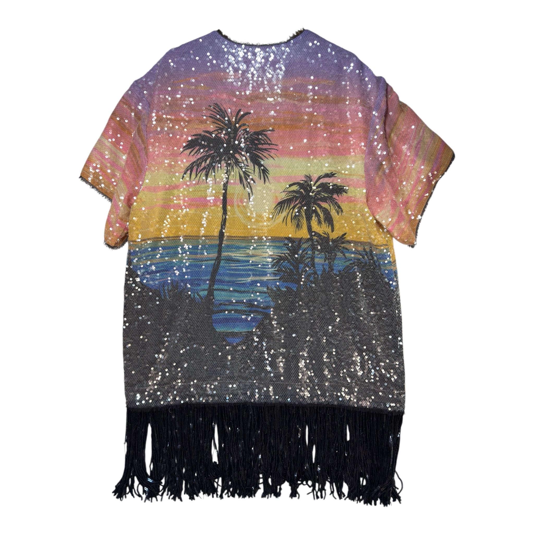 H&M cekinowa sukienka/tunika M/L