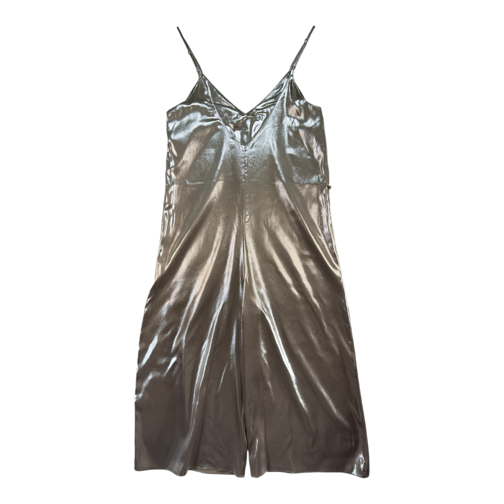RIVER ISLAND metallic jumpsuit 10/36 new