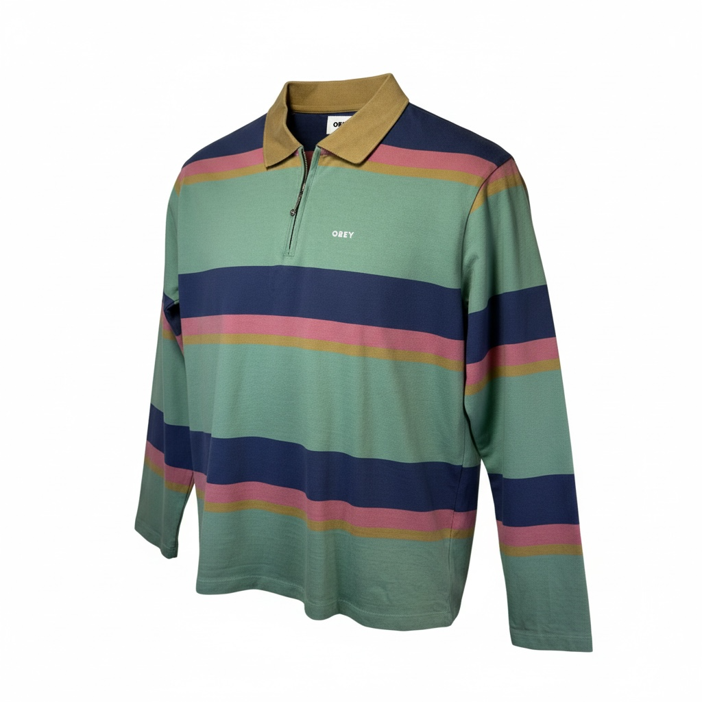 OBEY longsleeve polo M
