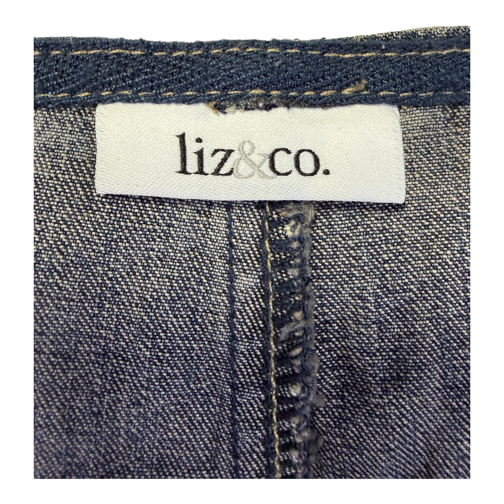 LIZ&CO. spódnica jeansowa maxi 12UK