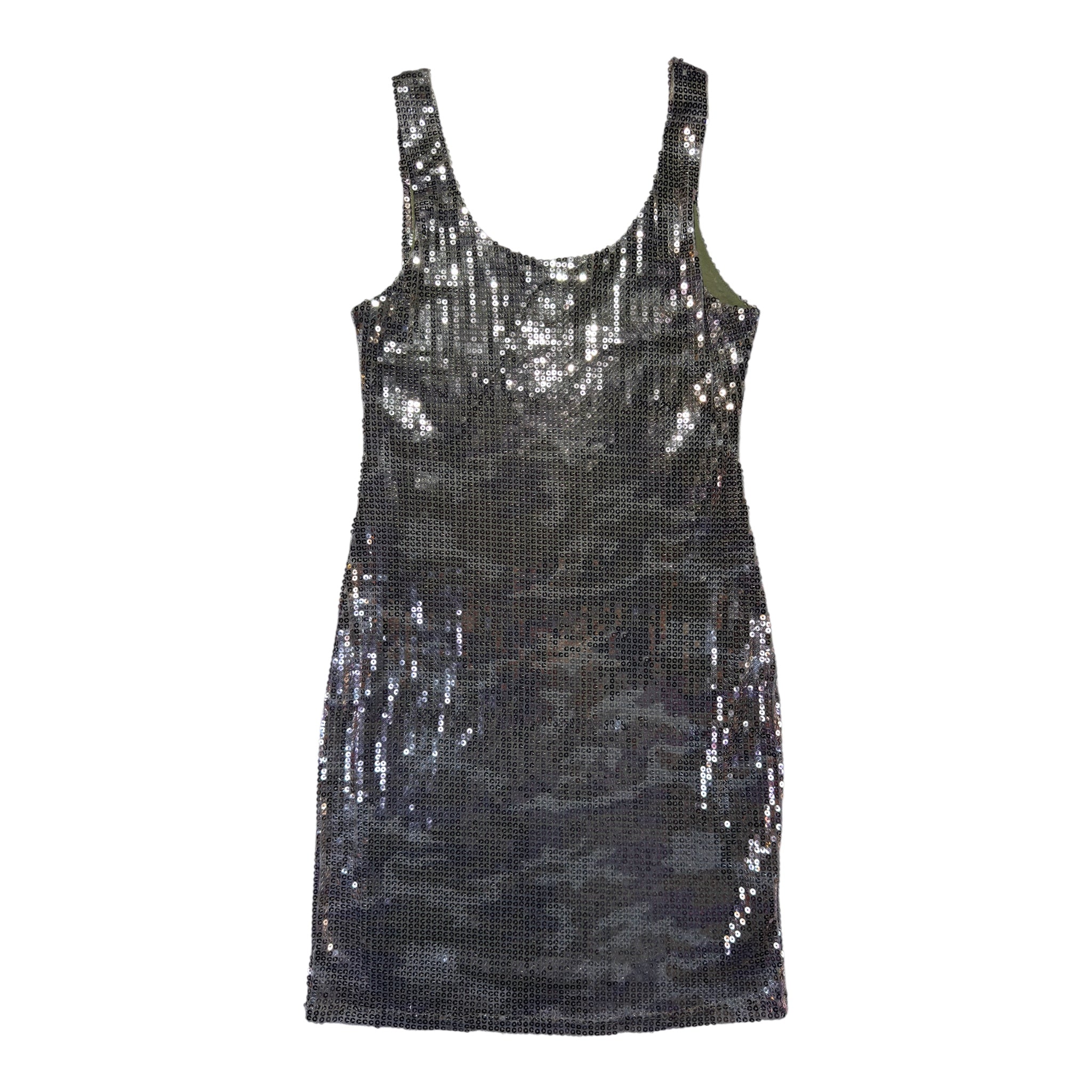 JANE NORMAN sukienka cekinowa moro 12UK