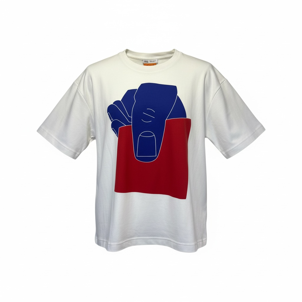 ZARA t-shirt Sebastian Curi L