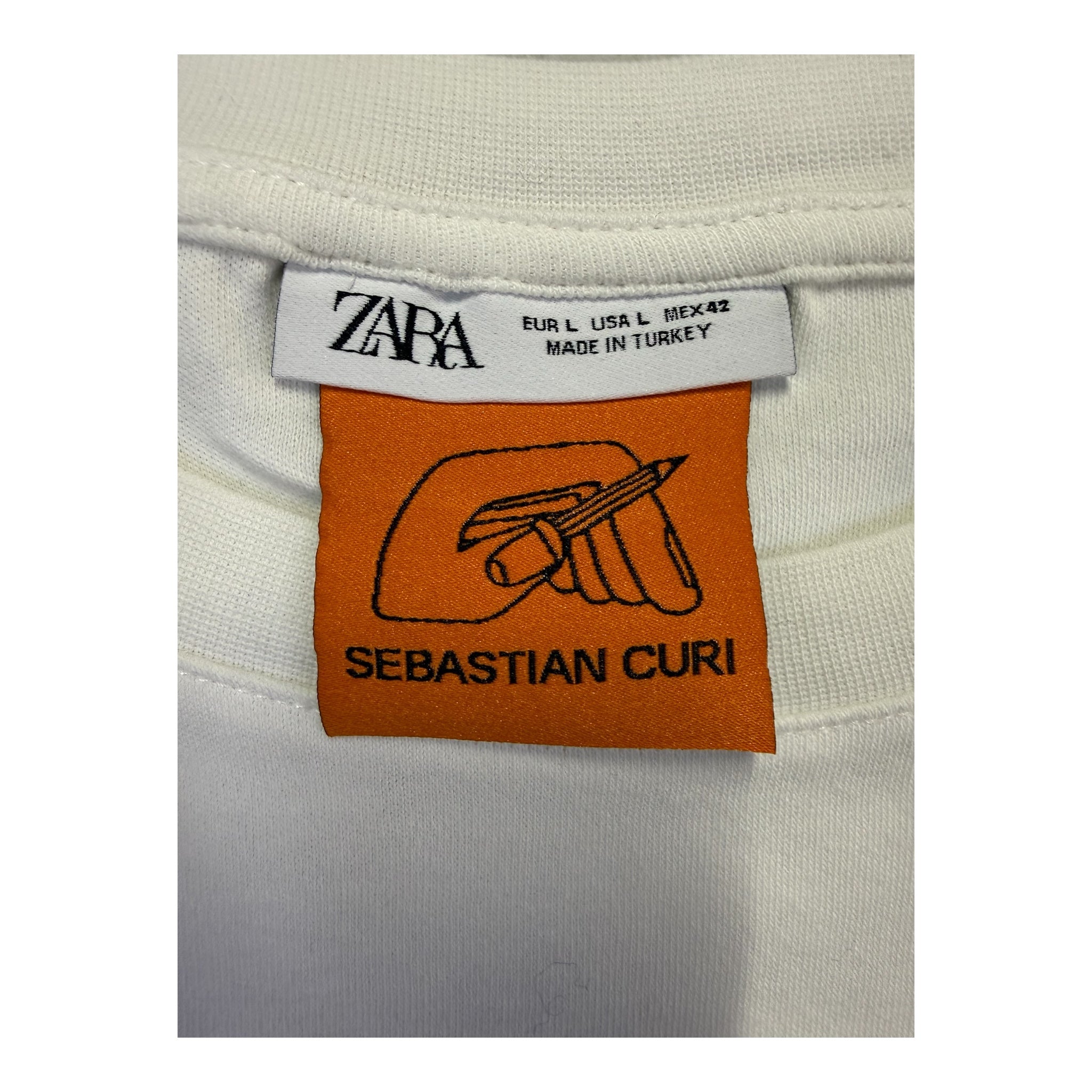 ZARA t-shirt Sebastian Curi L