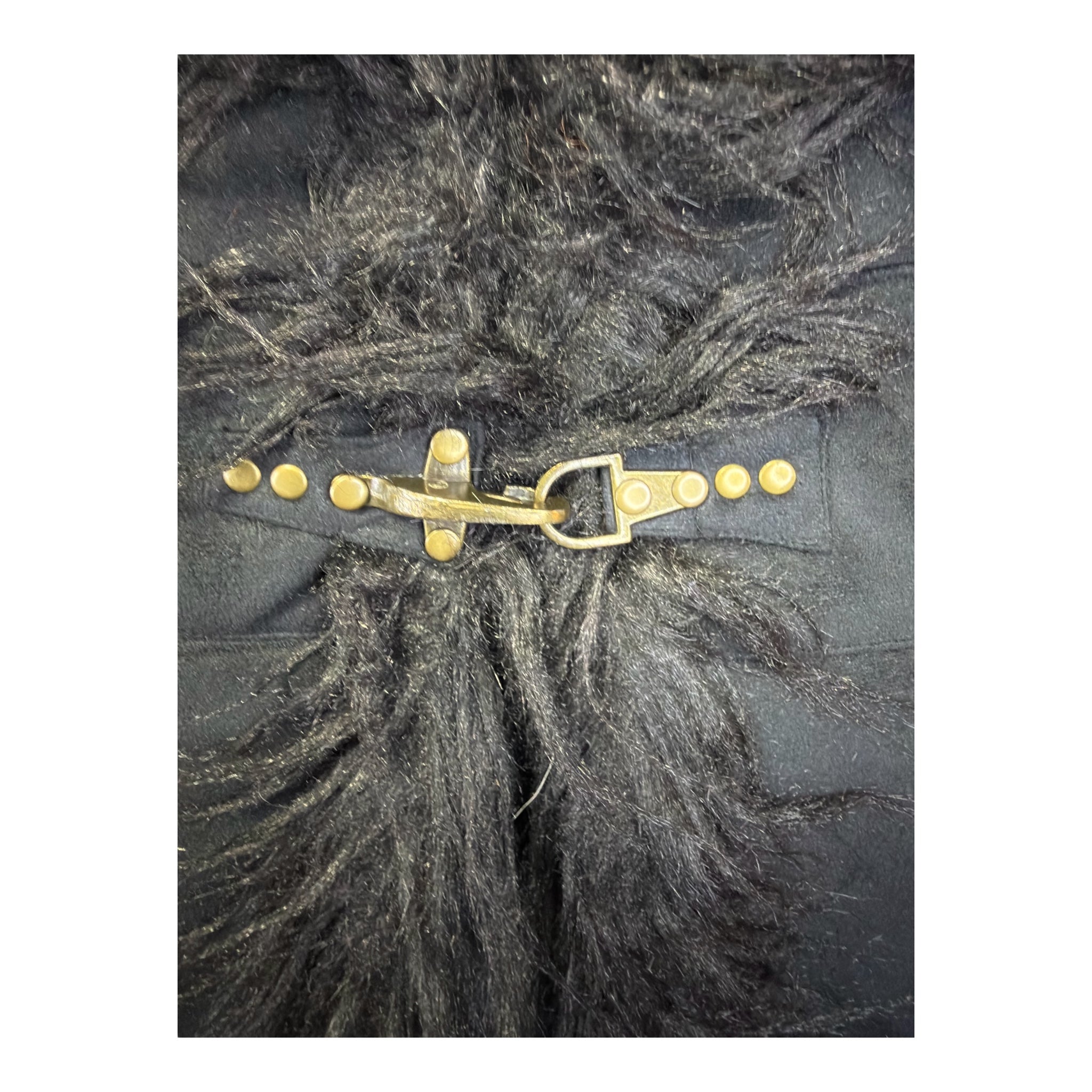 RANCHO ESTANCIA bezrękawnik futrzany XL