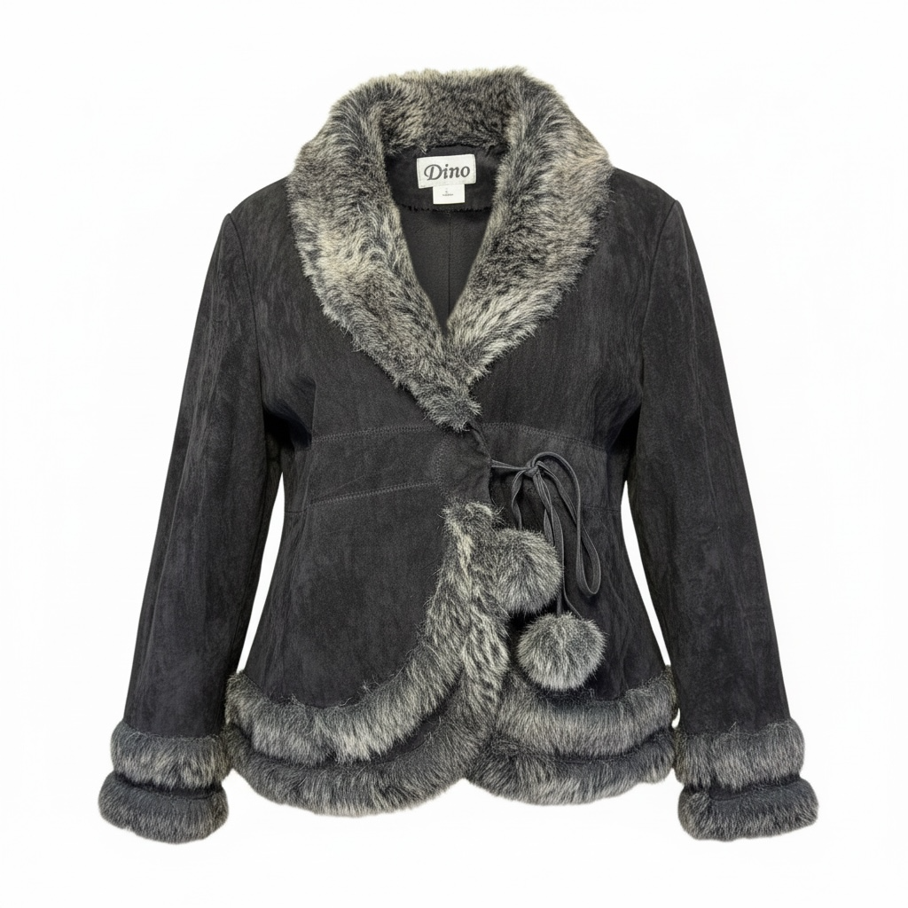 DINO kurtka futrzana L