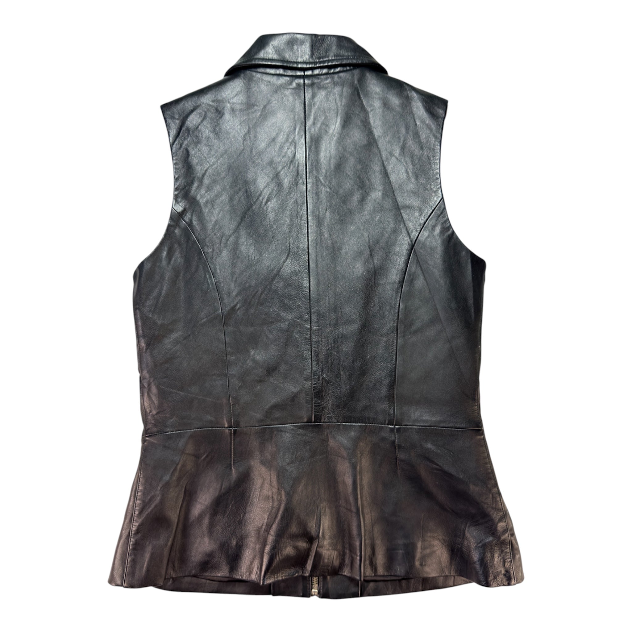 MARGARET GODFREY skórzana kamizelka 8