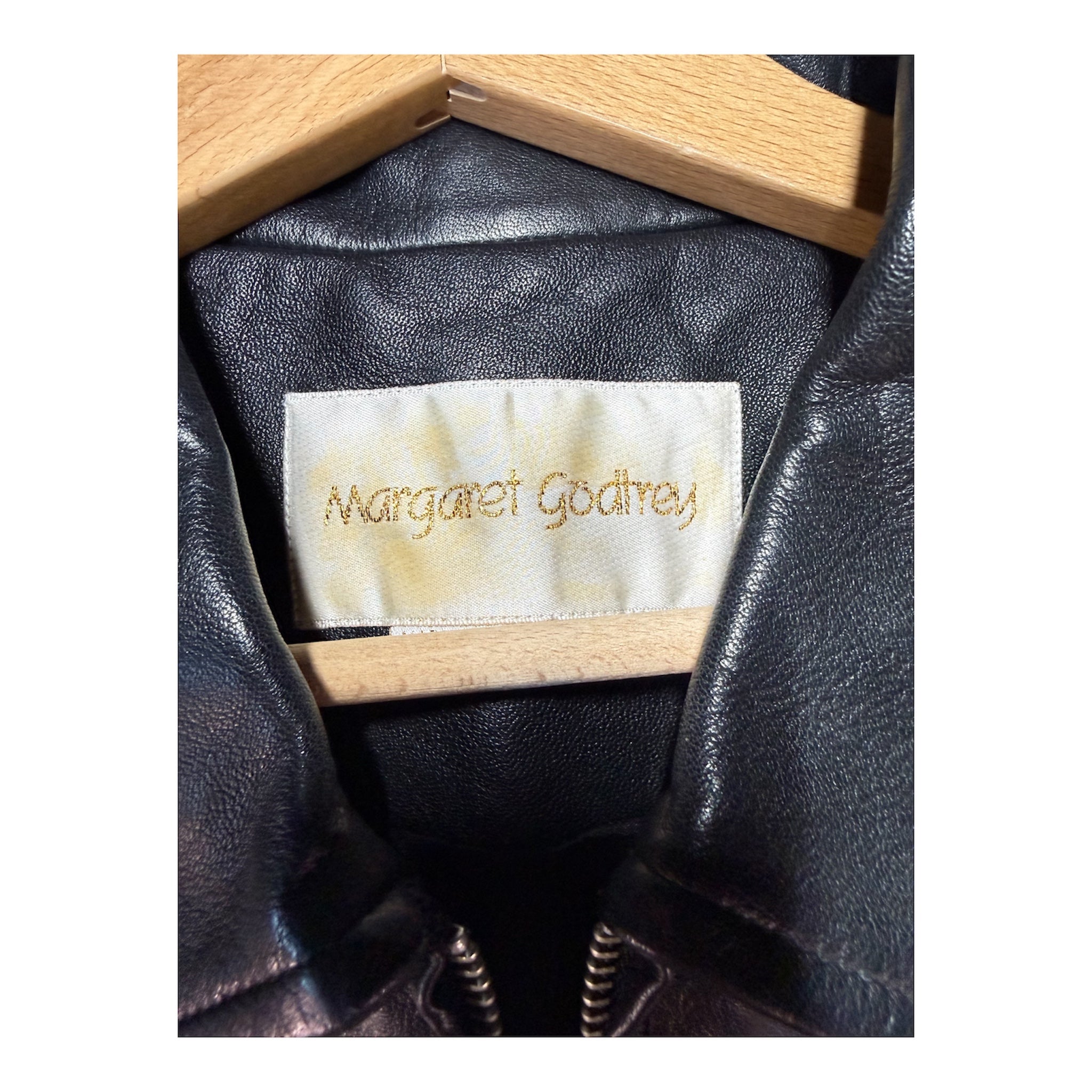 MARGARET GODFREY skórzana kamizelka 8