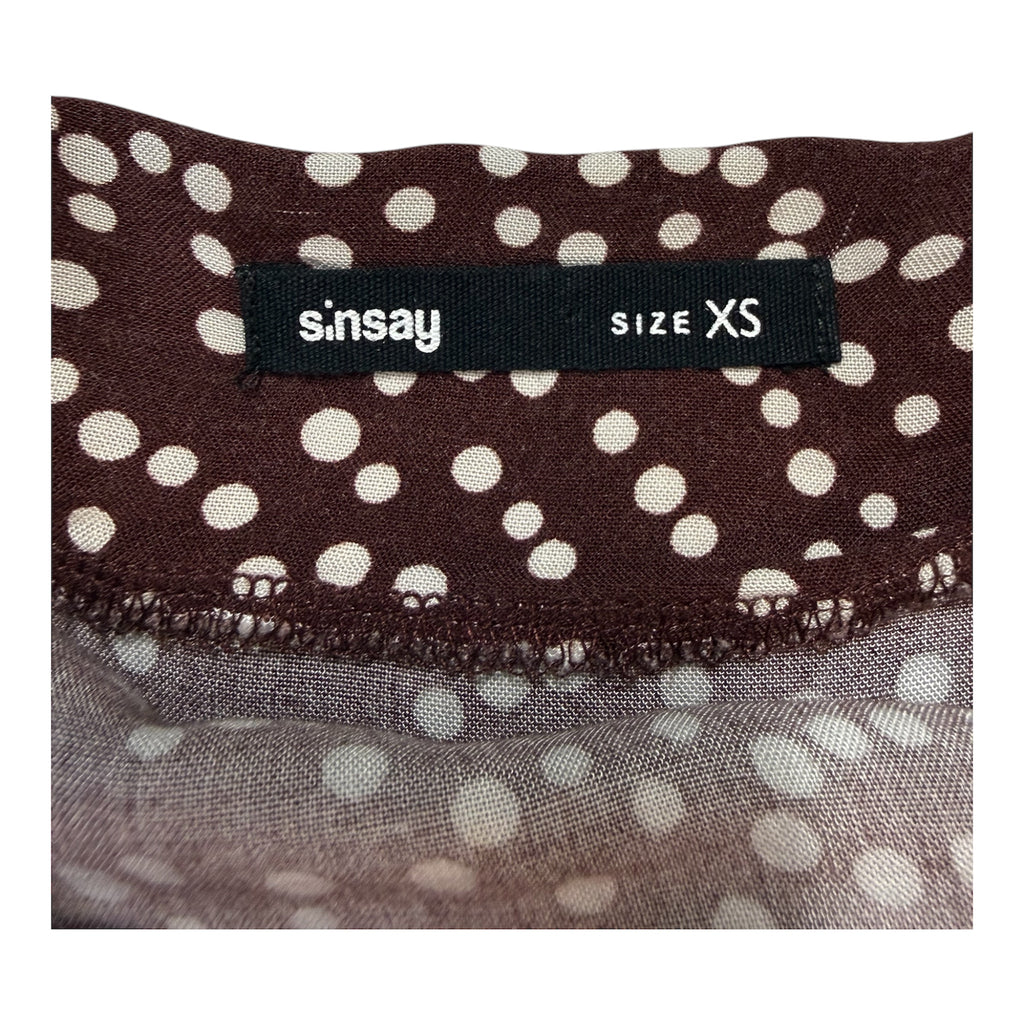 SINSAY wrap skirt XS 100% VISCOSE