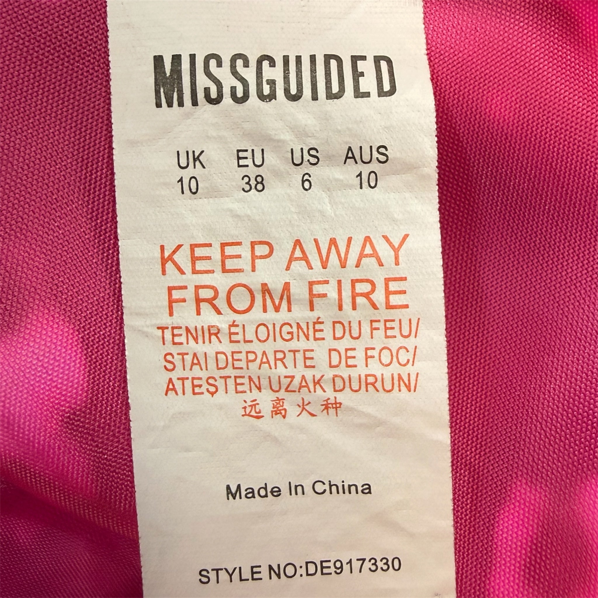 MISSGUIDED sukienka garniturowa 38