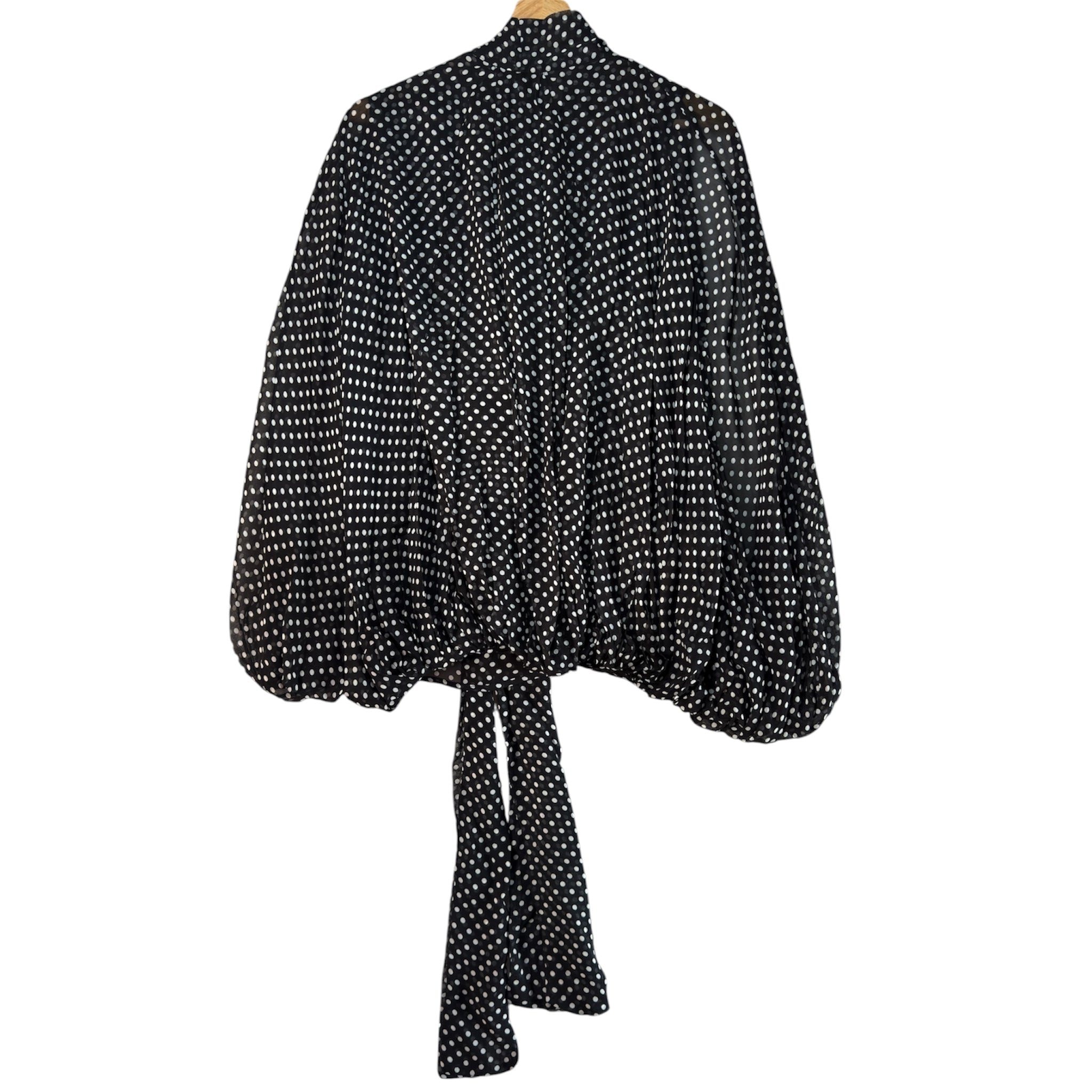 ZARA ZW Collection Cape Blouse S 100% VISCOSE